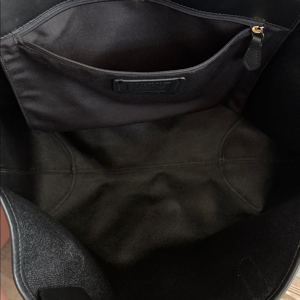 Coach Brown Signature Canvas Tote with Halloween Graphics - Picture 3 of 4